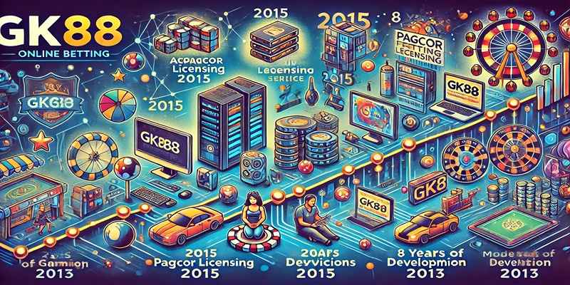 GK88: Hành trình 8 năm phát triển với dịch vụ cá cược chất lượng cao